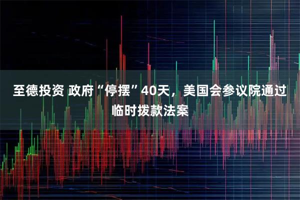 至德投资 政府“停摆”40天，美国会参议院通过临时拨款法案
